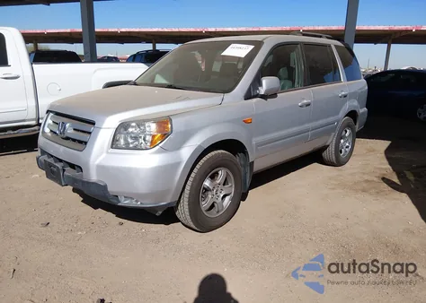 2006 Honda Pilot Ex-L из США, поврежденный, VIN 5FNYF28516B051966